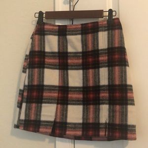 Plaid Hollister Mini skirt
